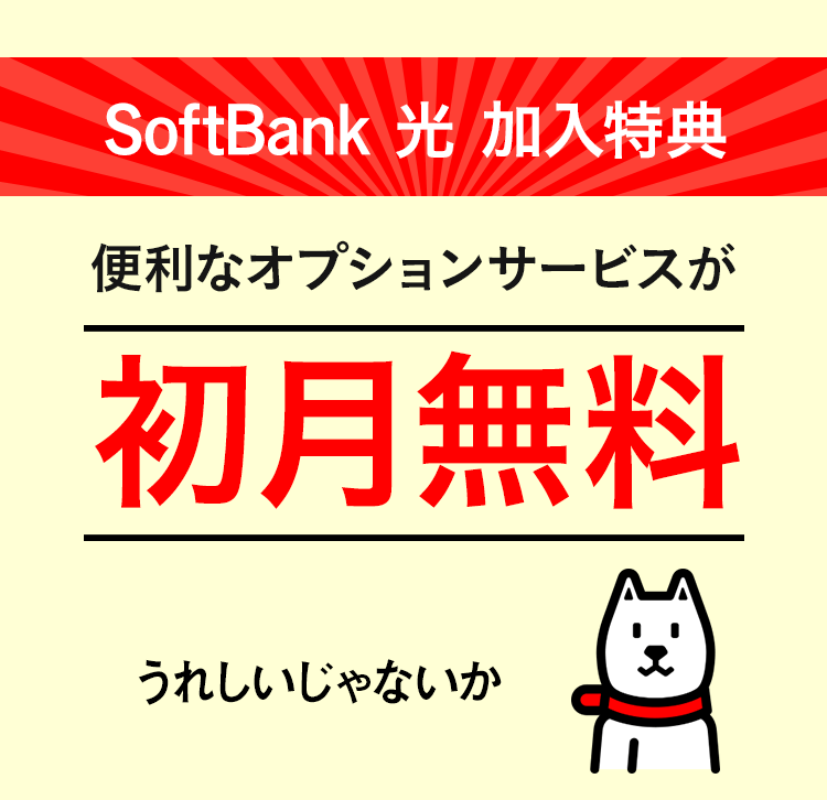 SoftBank 光 加入特典